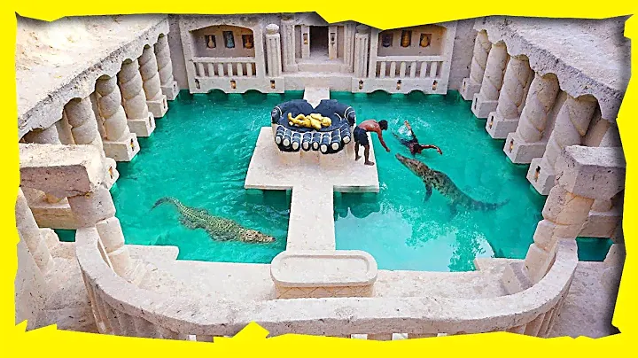 😍La CONSTRUCCIÓN en Medio de la Selva AMAZÓNICA con Piscina Profunda💦 (y Cocodrilos🐊)
