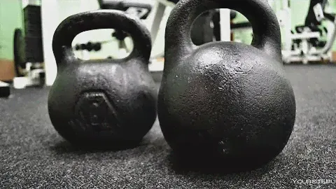 Комплекс с гирей 16 кг для начинающих 🔥🔥💪Всем мир